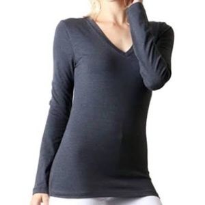 Zenana Ling Sleeve V Neck T-shirt